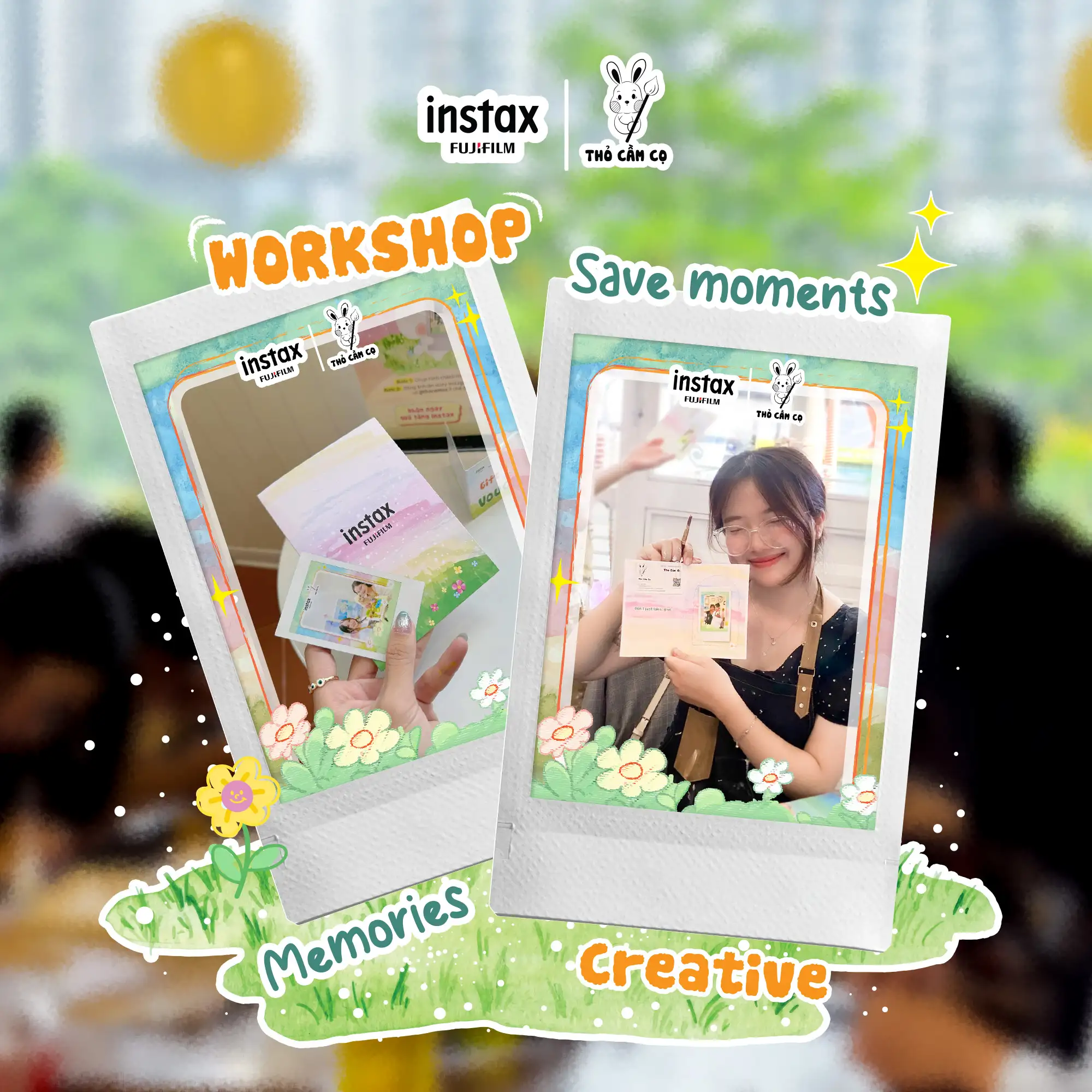 🎨 INSTAX và Thỏ Cầm Cọ ra mắt Workshop “Paint Your Moment” – Vẽ Ký Ức, Giữ Khoảnh Khắc 📸