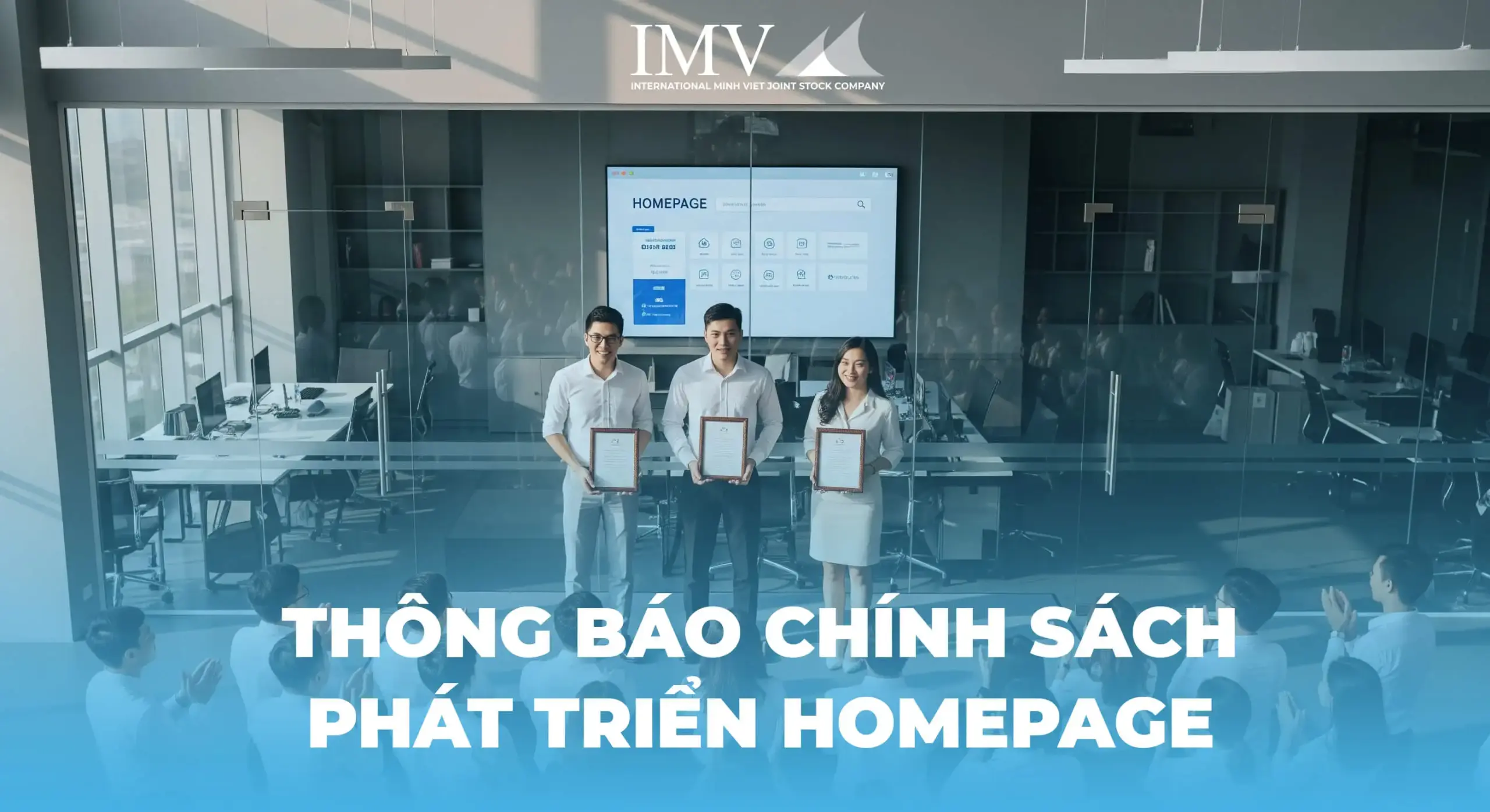 Thông báo chính sách phát triển Homepage