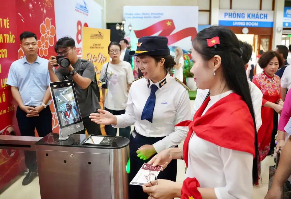 Đường sắt Việt Nam ra mắt hệ thống soát vé sinh trắc học, rút ngắn thời gian check-in xuống còn 3–5 giây