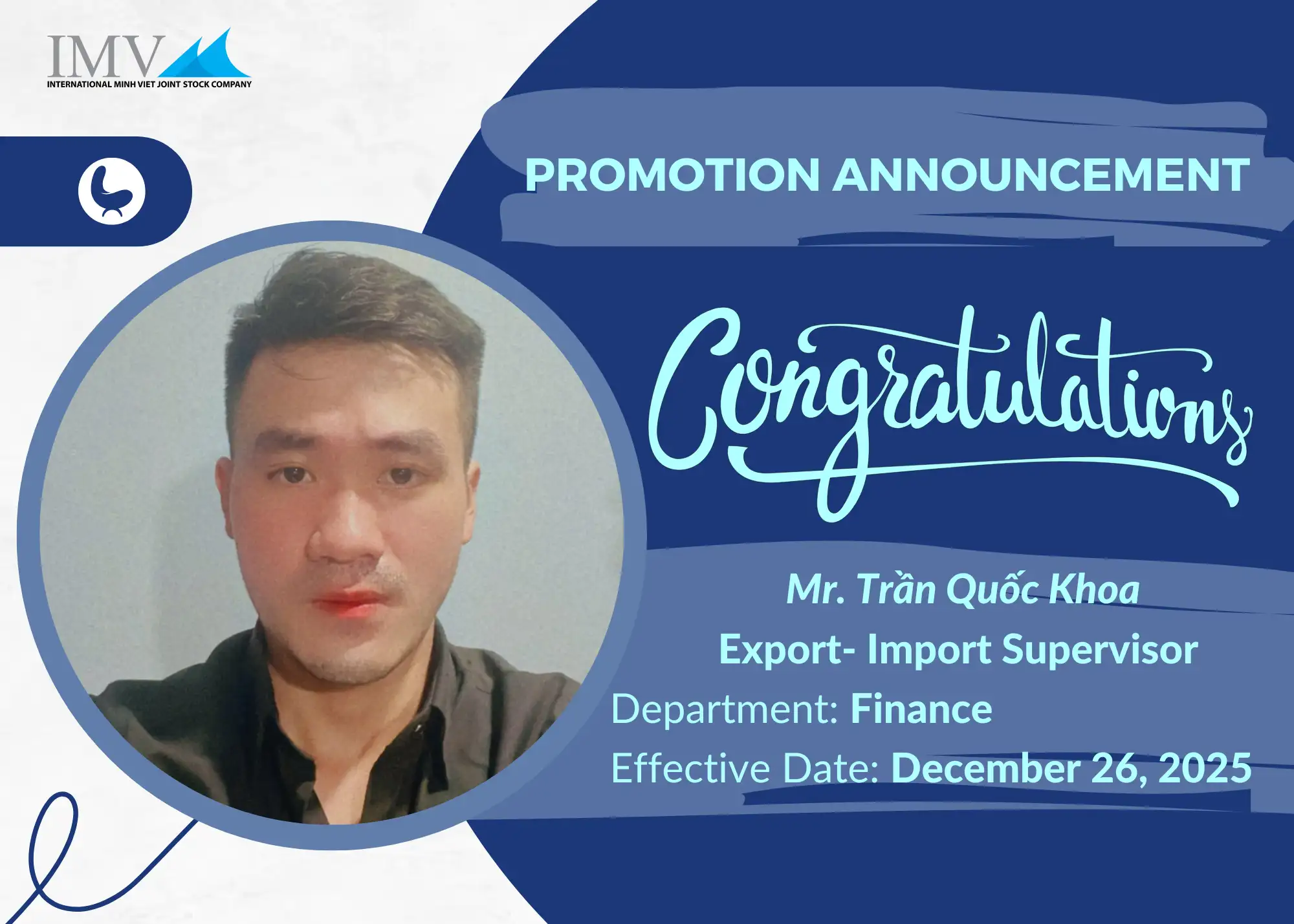 Trần Quốc Khoa - Export- Import Supervisor